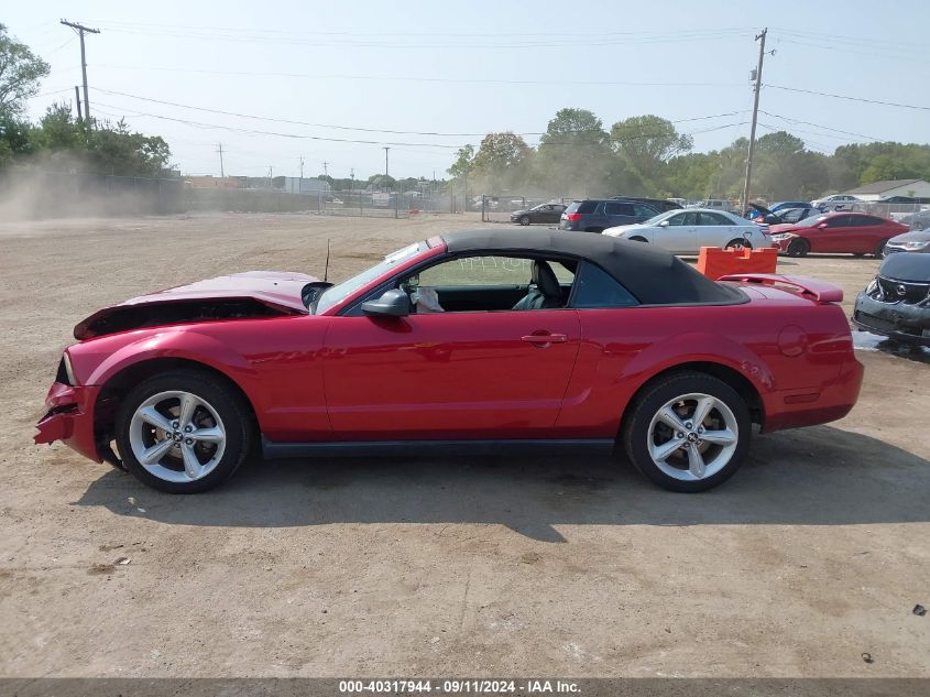 2006 Ford Mustang V6 VIN: 1ZVFT84N865107439 Lot: 40317944