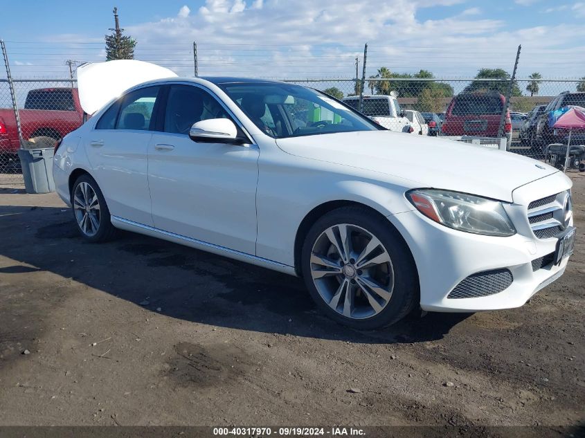 2015 Mercedes-Benz C 300 4Matic/Luxury 4Matic/Sport 4Matic VIN: 55SWF4KB8FU025090 Lot: 40317970