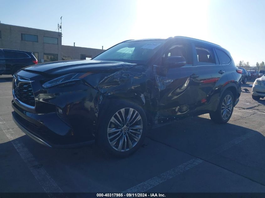 2021 TOYOTA HIGHLANDER HYBRID PLATINUM - 5TDFARAH8MS012187