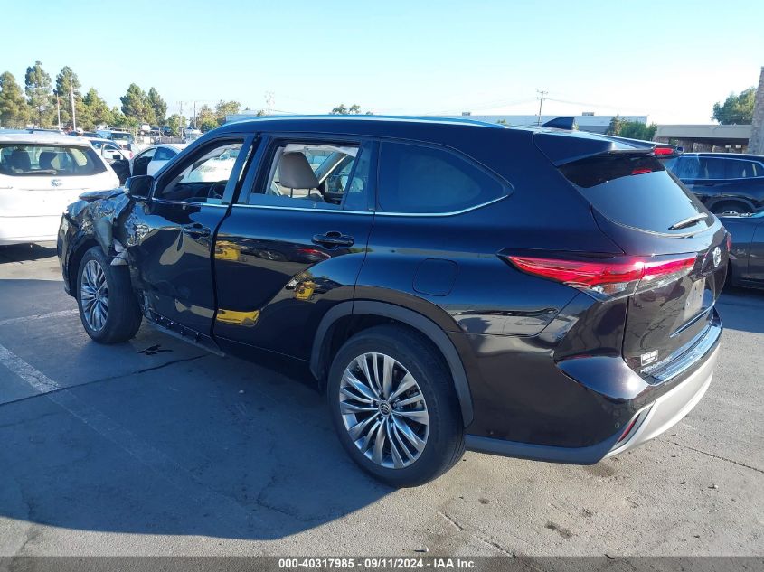 2021 TOYOTA HIGHLANDER HYBRID PLATINUM - 5TDFARAH8MS012187