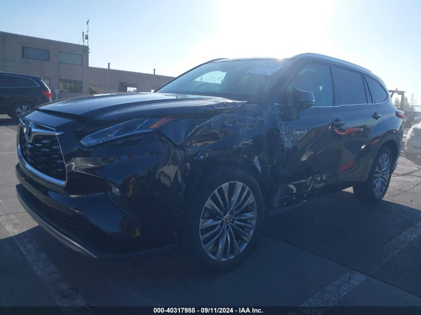 2021 TOYOTA HIGHLANDER HYBRID PLATINUM - 5TDFARAH8MS012187