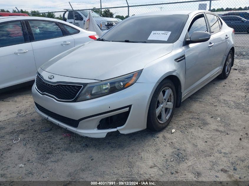 2014 Kia Optima Lx VIN: 5XXGM4A78EG284215 Lot: 40317991