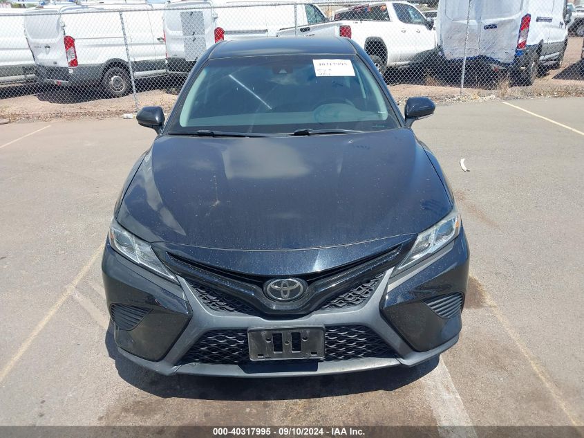 2018 Toyota Camry Se VIN: 4T1B11HK2JU125637 Lot: 40317995