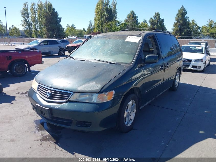 2000 Honda Odyssey Ex VIN: 2HKRL1860YH549676 Lot: 40317998