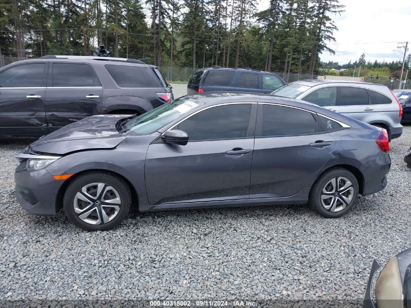 2018 Honda Civic Lx VIN: 2HGFC2F57JH565196 Lot: 40318002