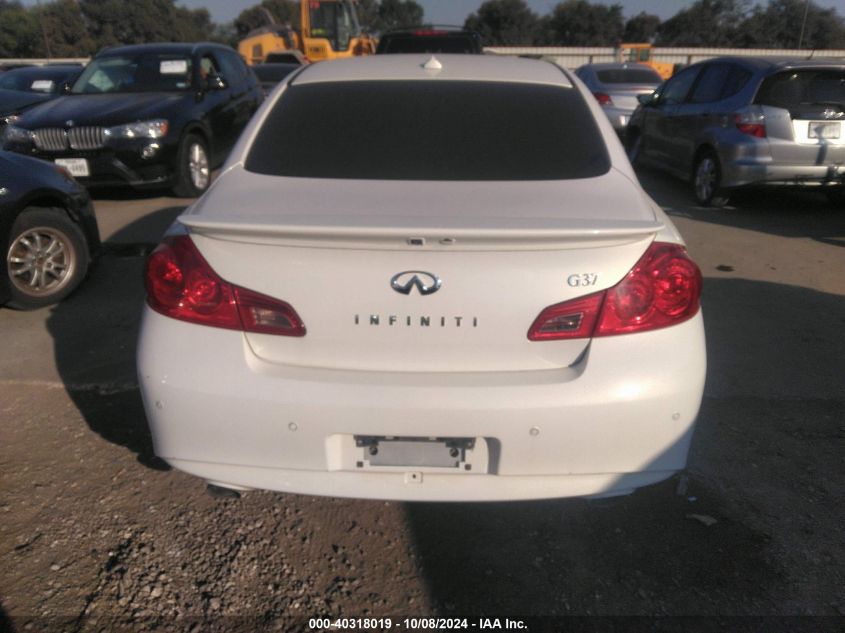 2013 Infiniti G37 Journey/Sport VIN: JN1CV6AP1DM710474 Lot: 40318019