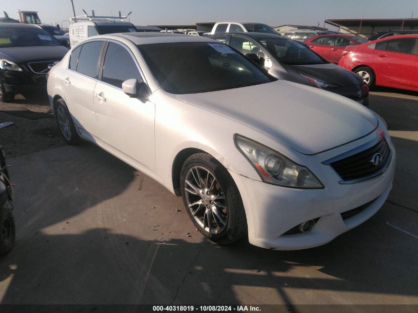 VIN JN1CV6AP1DM710474 2013 Infiniti G37, Journey no.1