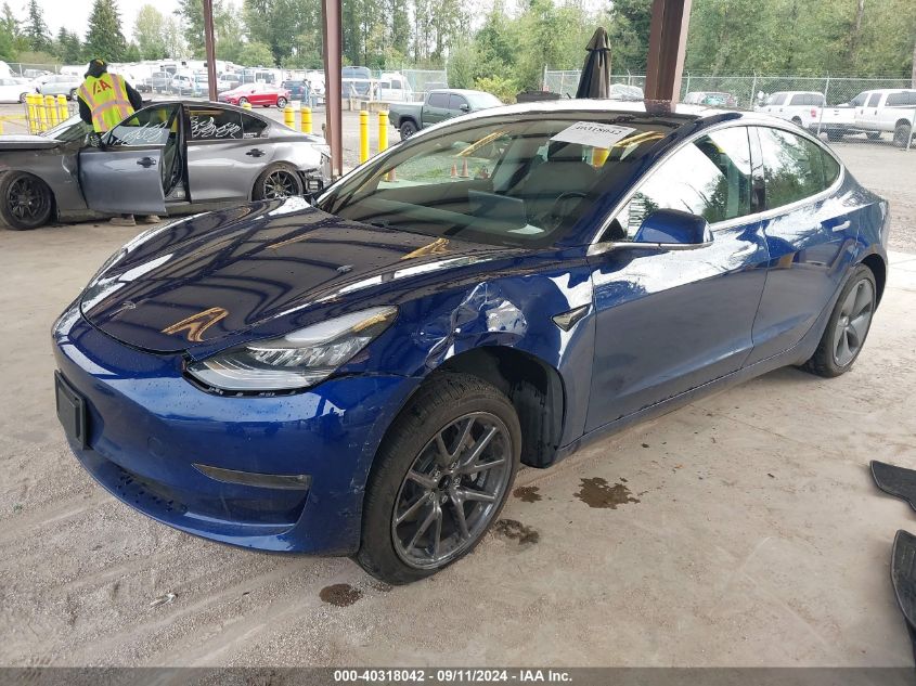 5YJ3E1EA8JF160605 2018 TESLA MODEL 3 - Image 2