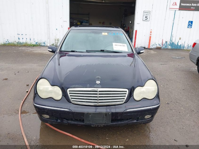 2002 Mercedes-Benz C 240 VIN: WDBRF61J52F150345 Lot: 40318109