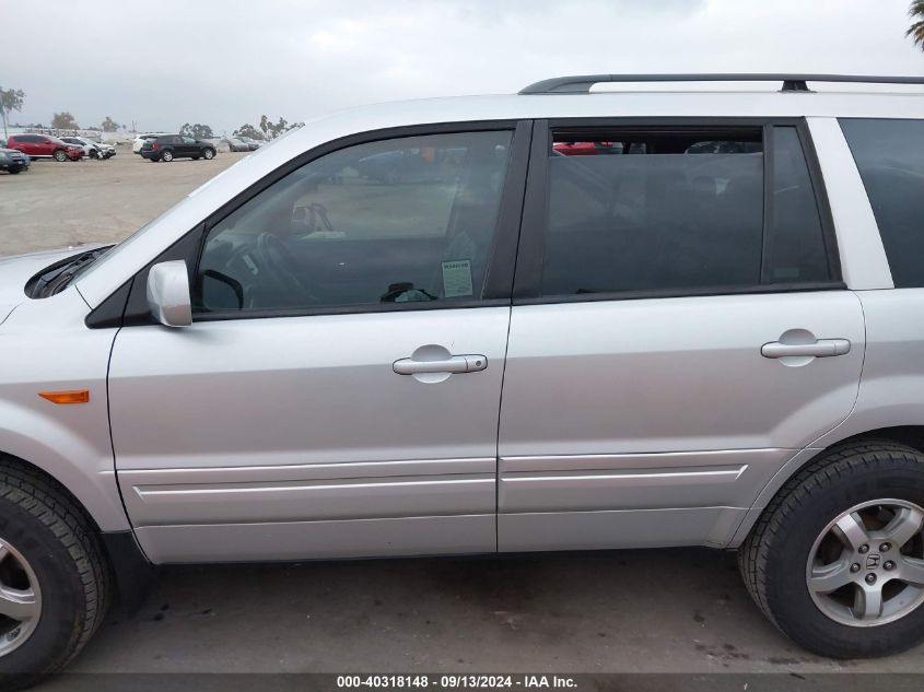 2006 Honda Pilot Ex-L VIN: 5FNYF28646B046396 Lot: 40318148