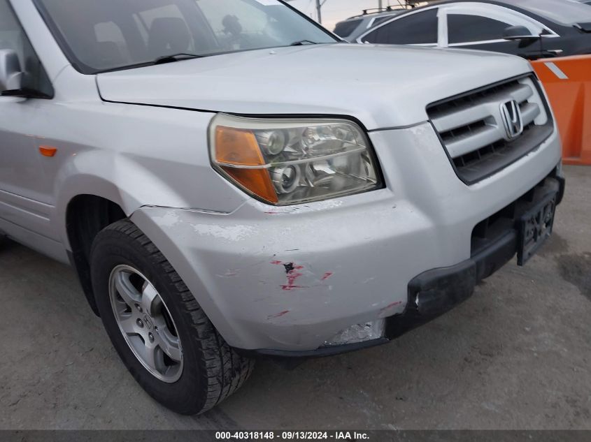 2006 Honda Pilot Ex-L VIN: 5FNYF28646B046396 Lot: 40318148