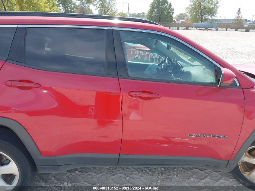 2018 Jeep Compass Latitude 4X4 VIN: 3C4NJDBB1JT350265 Lot: 40318152