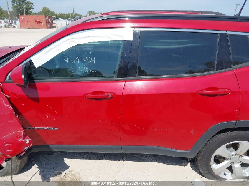 2018 Jeep Compass Latitude 4X4 VIN: 3C4NJDBB1JT350265 Lot: 40318152