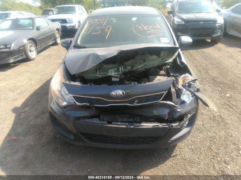 2013 Kia Rio Ex VIN: KNADN5A39D6235067 Lot: 40318159