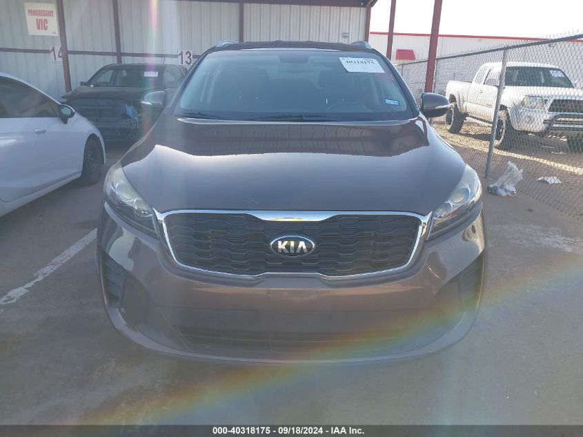 2019 Kia Sorento 2.4L Lx VIN: 5XYPG4A30KG435544 Lot: 40318175