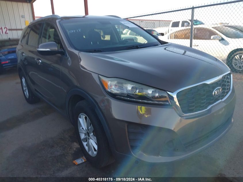 2019 Kia Sorento 2.4L Lx VIN: 5XYPG4A30KG435544 Lot: 40318175