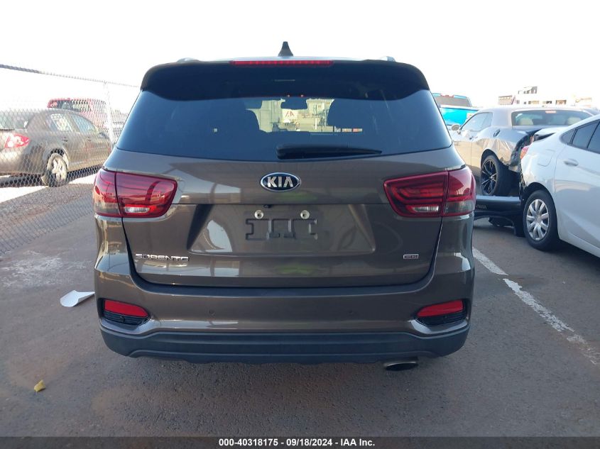 2019 Kia Sorento 2.4L Lx VIN: 5XYPG4A30KG435544 Lot: 40318175