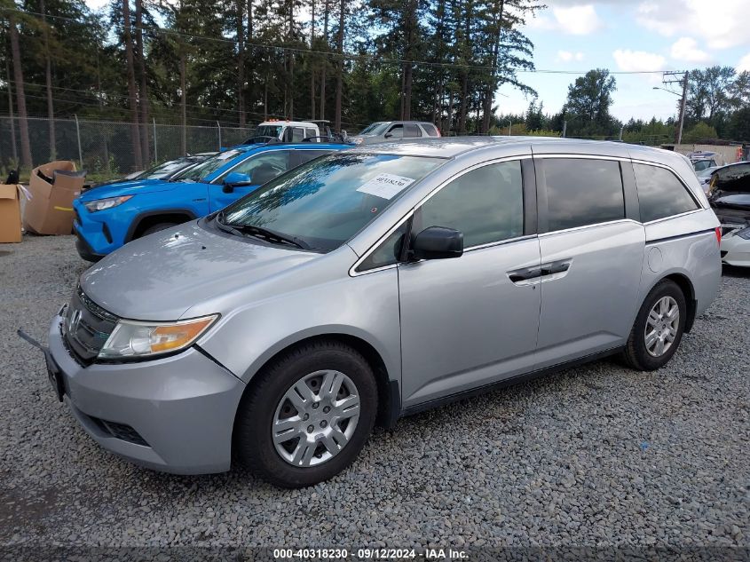 2011 Honda Odyssey Lx VIN: 5FNRL5H29BB065239 Lot: 40318230