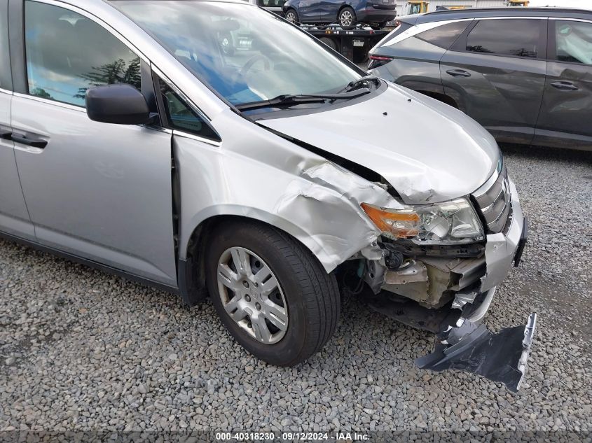 2011 Honda Odyssey Lx VIN: 5FNRL5H29BB065239 Lot: 40318230