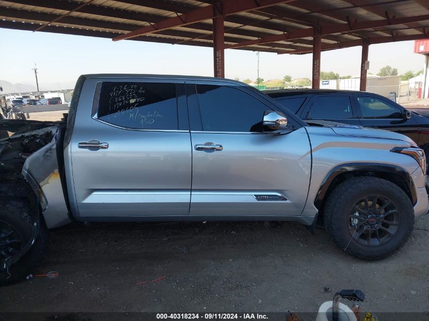 2023 Toyota Tundra Crewmax Platinum/Crewmax VIN: 5TFMC5DB7PX020605 Lot: 40318234