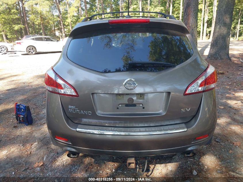 2011 Nissan Murano S/Sl/Le VIN: JN8AZ1MU7BW069382 Lot: 40318255