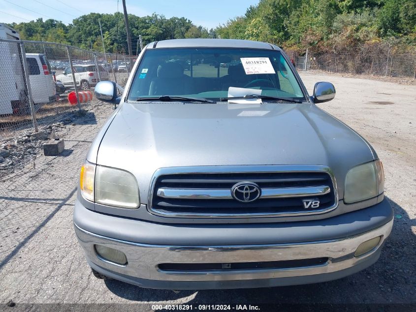 2001 Toyota Tundra Sr5 V8 VIN: 5TBBT44191S216348 Lot: 40318291