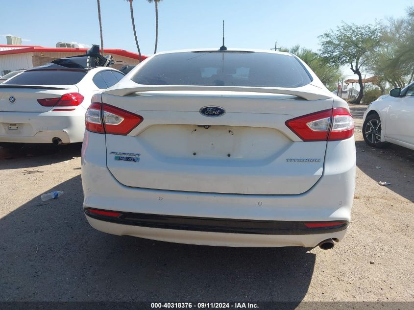 2016 Ford Fusion Energi Titanium Phev VIN: 3FA6P0SU3GR157219 Lot: 40318376