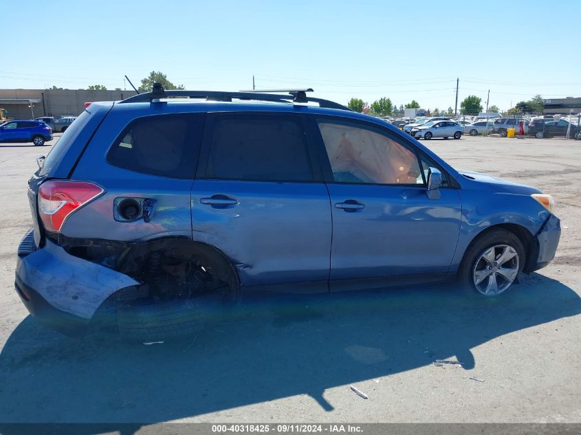 2015 Subaru Forester 2.5I Premium VIN: JF2SJADC5FH455647 Lot: 40318425