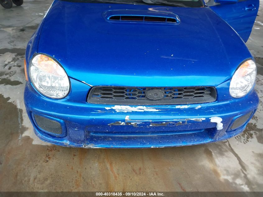 2002 Subaru Impreza Wrx VIN: JF1GD29652G527893 Lot: 40318435