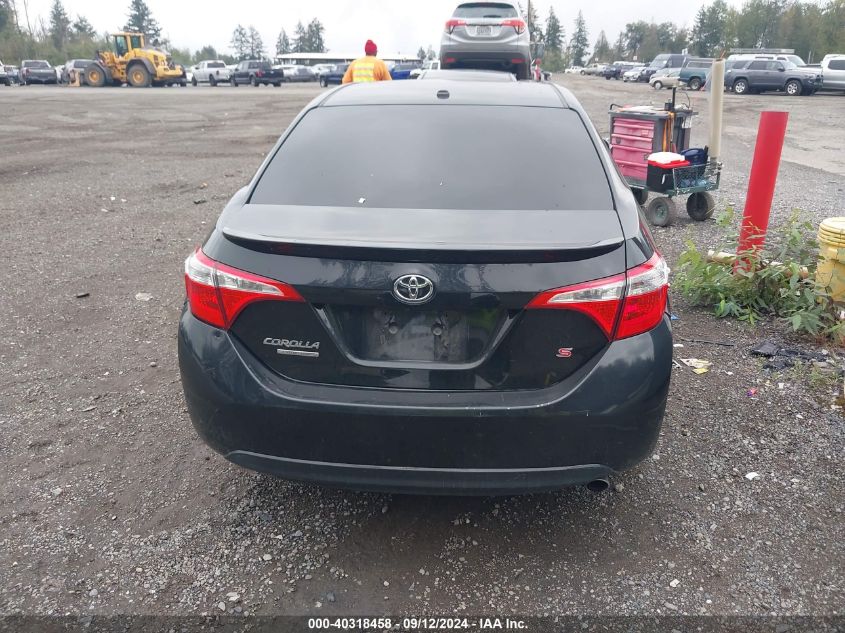 2016 Toyota Corolla L/Le/Le Pls/Prm/S/S Pls VIN: 2T1BURHE7GC567906 Lot: 40318458