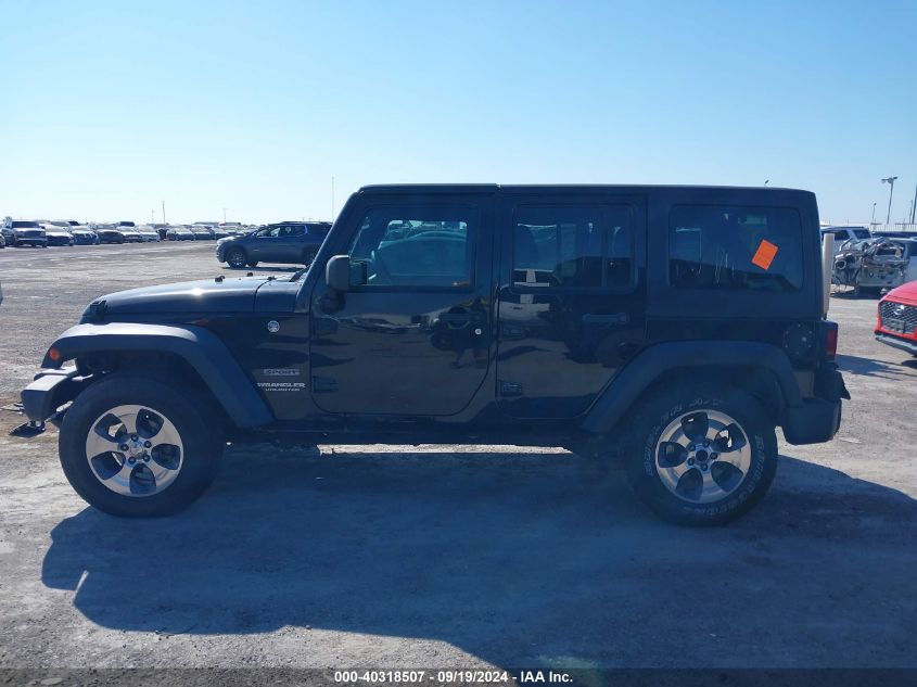 2016 Jeep Wrangler Unlimited Sport VIN: 1C4BJWDG3GL144991 Lot: 40318507