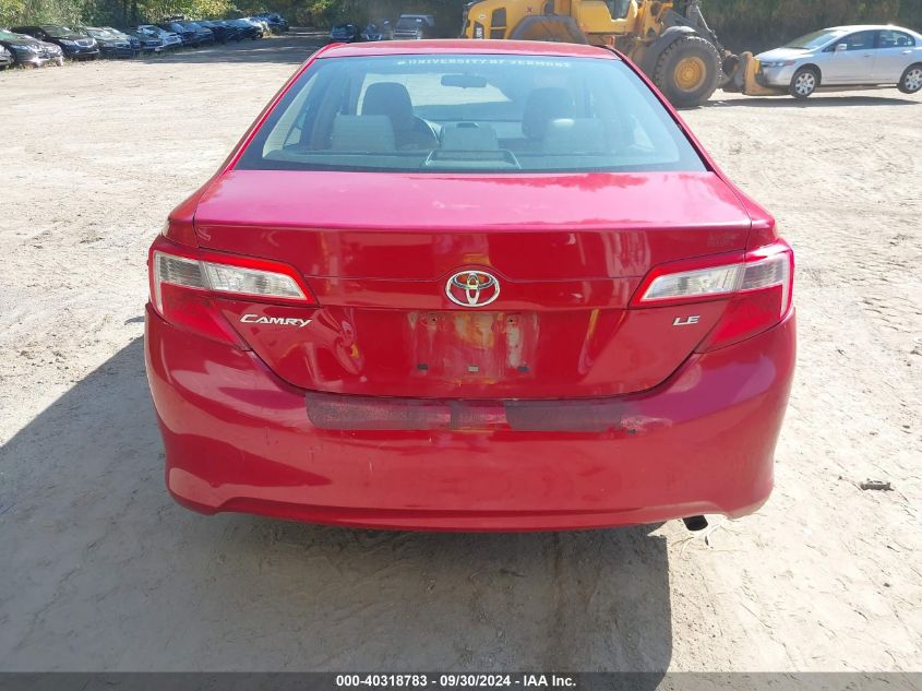 2013 Toyota Camry Le VIN: 4T1BF1FK6DU693818 Lot: 40318783