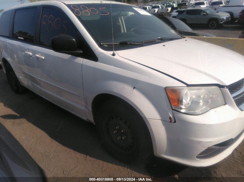 2012 Dodge Grand Caravan Se VIN: 2C4RDGBG4CR418182 Lot: 40318805