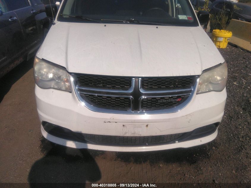 2012 Dodge Grand Caravan Se VIN: 2C4RDGBG4CR418182 Lot: 40318805