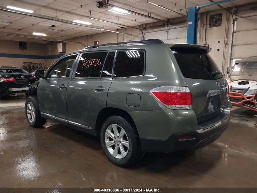 2011 Toyota Highlander Se V6 VIN: 5TDBK3EH9BS053024 Lot: 40318836