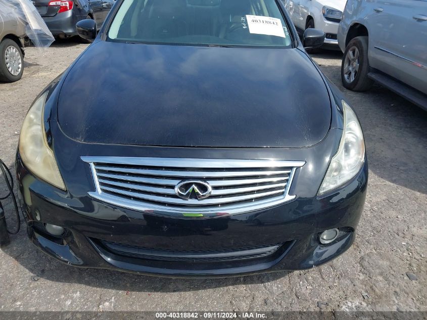 2012 Infiniti G37 VIN: JN1CV6AR6CM978405 Lot: 40318842