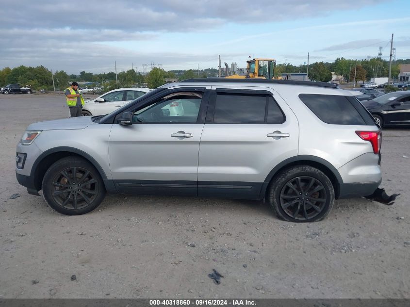 2017 Ford Explorer Xlt VIN: 1FM5K8D87HGC50655 Lot: 40318860