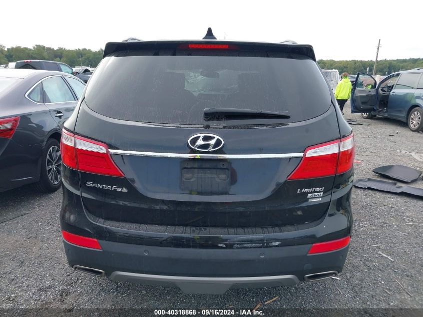 2014 Hyundai Santa Fe Limited VIN: KM8SRDHF8EU078360 Lot: 40318868