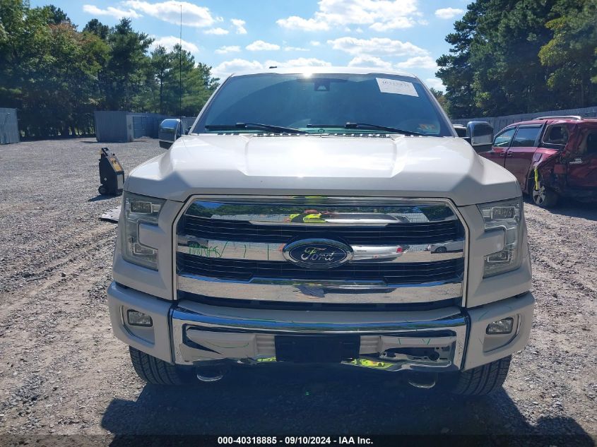 2015 Ford F-150 Lariat VIN: 1FTEW1EG1FKE95242 Lot: 40318885