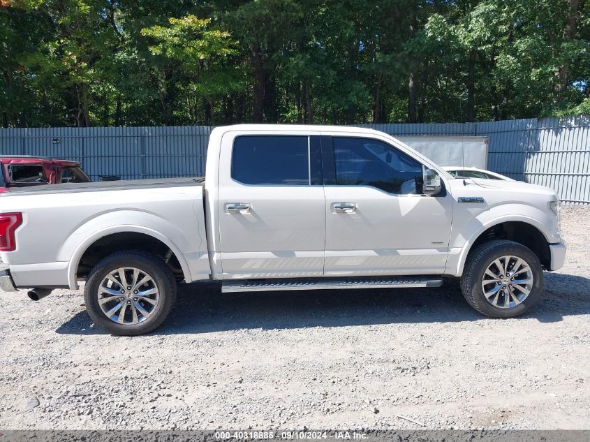 2015 Ford F-150 Lariat VIN: 1FTEW1EG1FKE95242 Lot: 40318885