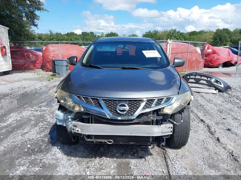 2013 Nissan Murano S VIN: JN8AZ1MU6DW214284 Lot: 40318886