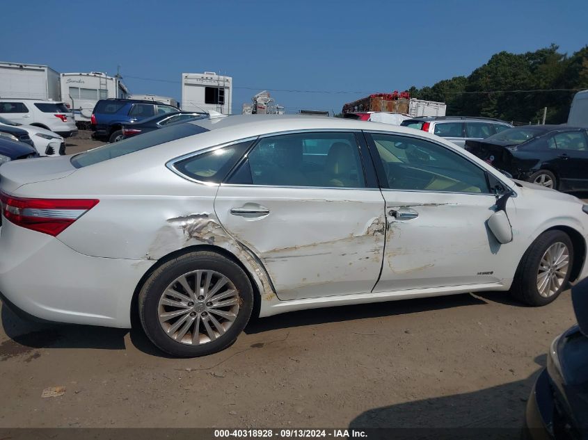 2014 Toyota Avalon Hybrid Limited VIN: 4T1BD1EB0EU035209 Lot: 40318928