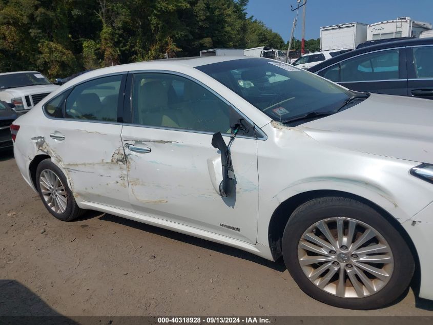 2014 Toyota Avalon Hybrid Hybrid/Prem/Tour/Ltd VIN: 4T1BD1EB0EU035209 Lot: 40318928