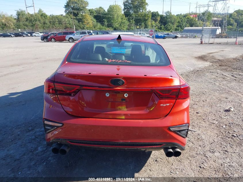 2020 Kia Forte Gt VIN: 3KPF44AC0LE240255 Lot: 40318983