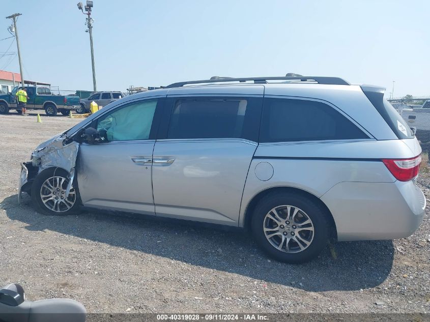 2013 Honda Odyssey Exl VIN: 5FNRL5H68DB030651 Lot: 40319028