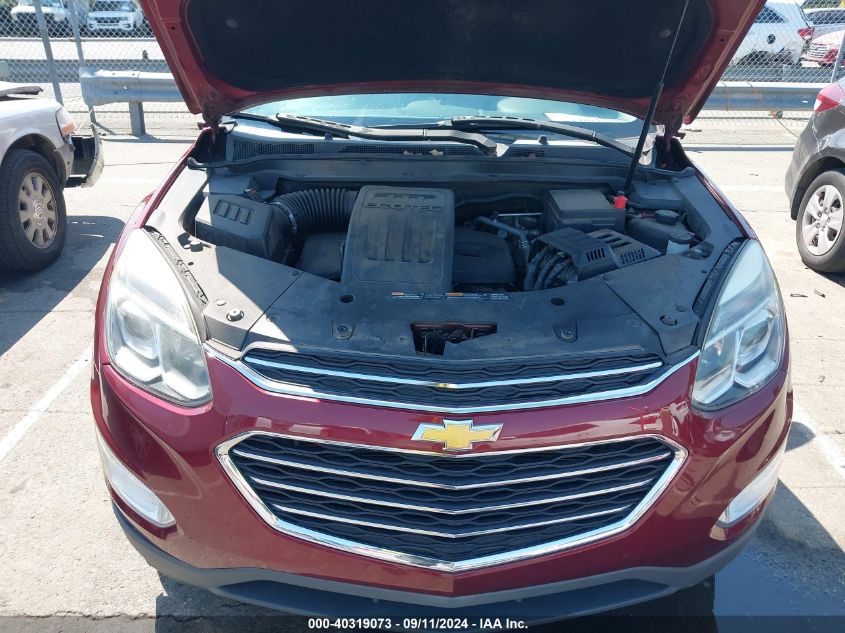 2016 Chevrolet Equinox Lt VIN: 2GNALCEK3G1126401 Lot: 40319073