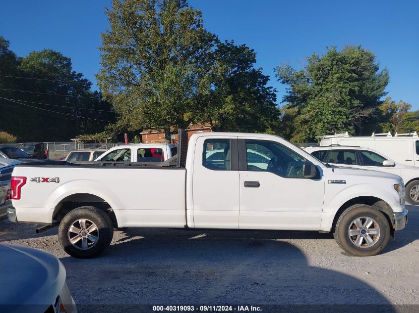 2017 Ford F150 Super Cab VIN: 1FTEX1EF0HKC69510 Lot: 40319093