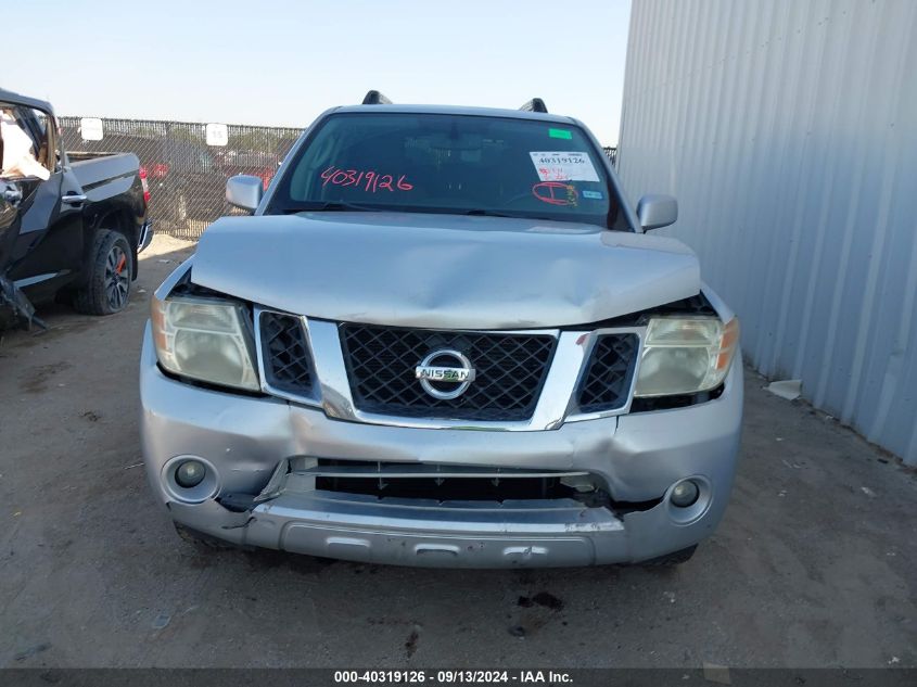 2011 Nissan Pathfinder S/Le/Se VIN: 5N1AR1NN1BC627176 Lot: 40319126