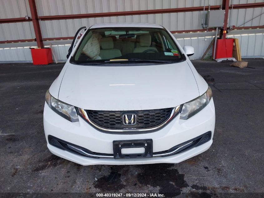 2013 Honda Civic Lx VIN: 2HGFB2F55DH521933 Lot: 40319247