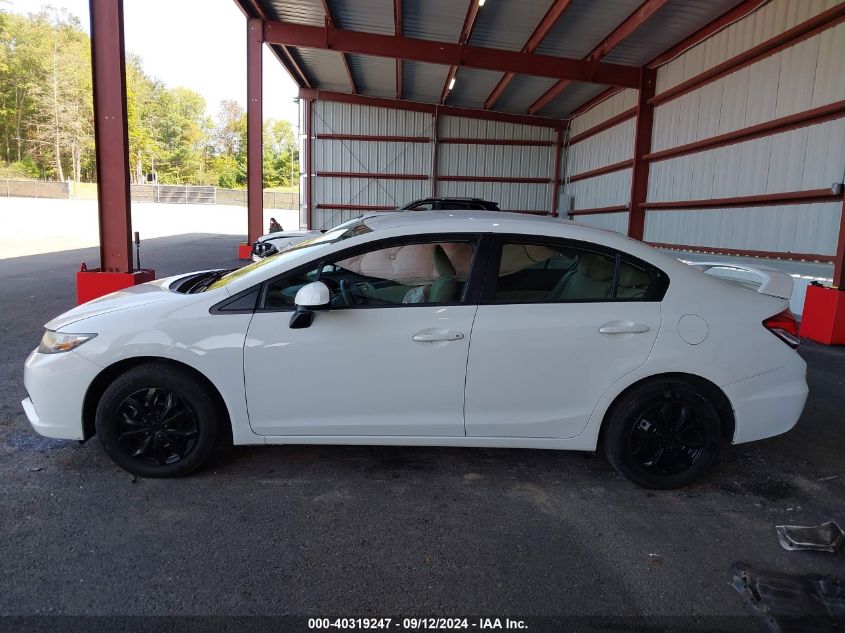 2013 Honda Civic Lx VIN: 2HGFB2F55DH521933 Lot: 40319247